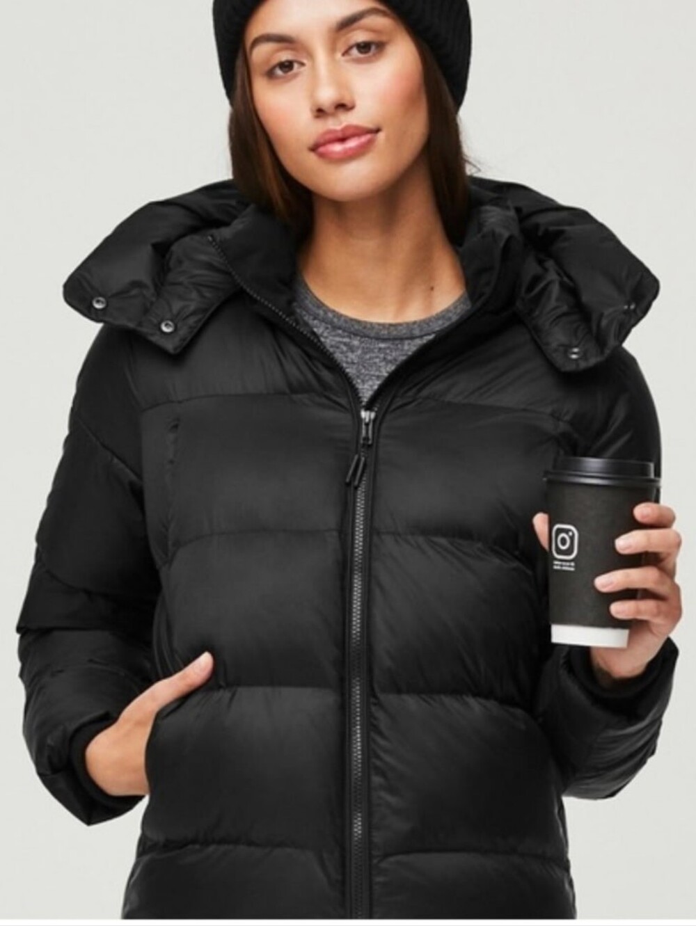 Figs Women’s Black Ozlem Snorkel Puffer